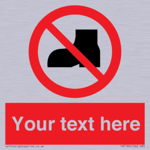 Custom No outdoor footwear